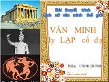 Lịch sử văn minh thế giới - Văn minh Hy Lạp cổ đại