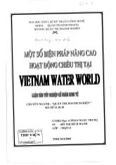 Luận văn Một số biện pháp nâng cao hoạt động chiêu thị tại Viftnam WaTfo world