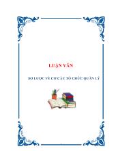 Luận văn Sơ lược về cơ cấu tổ chức quản lý