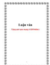 Luận văn Tặng quà qua mạng (GiftOnline)