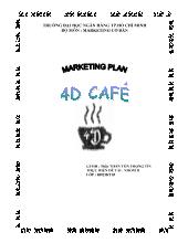 Marketing plan 4D cafe