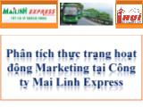 Phân tích thực trạng hoạt động marketing tại công ty mai linh express