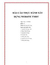 Báo cáo Thực hành xây dựng website thương mại điện tử
