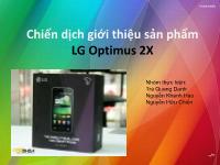 Chiến dịch giới thiệu sản phẩm LG Optimus 2X