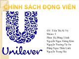Chính sách động viên - Các chế độ của người lao động