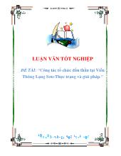 Đề tài Công tác tổ chức đấu thầu ở Viễn Thông Lạng Sơn - Thực trạng và giải pháp
