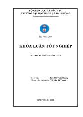 Đề tài Hoàn thiện tổ chức kế toán nguyên vật liệu tại Công ty TNHH MTV than Nam Mẫu - Vinacomin
