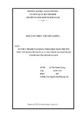 Đề tài Tổ chức thanh toán hàng nhập khẩu bằng phƣơng thức tín dụng chứng từ (l/c) trả chậm tại ngân hàng eximbank chi nhánh Sài Gòn