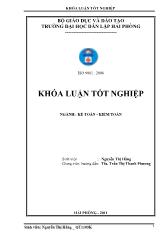 Hoàn thiện tổ chức kế toán doanh thu, chi phí và xác định kết quả kinh doanh tại công ty cổ phần bao bì Bỉm Sơn