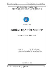 Khóa luận Hoàn thiện tổ chức kế toán doanh thu, chi phí và xác định kết quả kinh doanh tại công ty TNHH fujimold Việt Nam