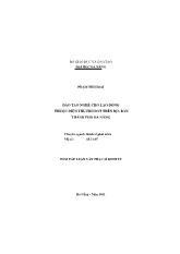 Luận văn Đào tạo nghề cho lao động thuộc diện thu hồi đất trên địa bàn thành phố Đà Nẵng