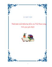 Luận văn Tình hình xuất khẩu hạt điều của Việt Nam trong thời gian gần đây S