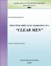 Phân tích chiến lược marketing của “Clear men”