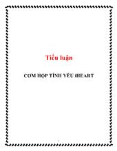 Tiểu luận Cơm hộp tình yêu Iheart