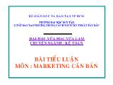 Vai trò của marketing trong việc ổn định thương hiệu kem đánh răng p/s của unilever tại thị trường Việt Nam