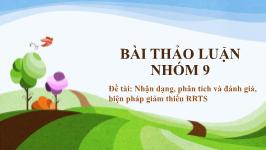 Đề tài Nhận dạng, phân tích và đánh giá, biện pháp giảm thiểu RRTS