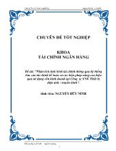 Đề tài Phân tích tình hình tài chính thông qua hệ thống báo cáo tài chính kế toán và các biện pháp nâng cao hiệu quả sử dụng vốn kinh doanh tại Công ty xuất nhập khẩu Thiết bị điện ảnh - Truyền hình