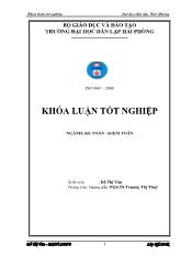 Hoàn thiện công tác kế toán chi phí và tính giá thành tại công ty TNHH xây lắp Việt Hưng