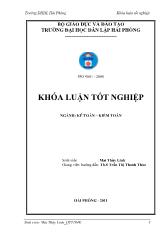 Hoàn thiện công tác kế toán doanh thu, chi phí và xác định kết quả kinh doanh tại công ty cổ phần thƣơng mại vận tải Hải Phòng