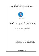 Hoàn thiện công tác kế toán doanh thu, chi phí và xác định kết quả kinh doanh tại công ty cổ phần may Thăng Long