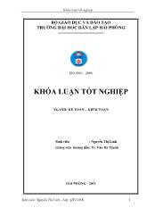 Hoàn thiện công tác kế toán tập hợp chi phí sản xuất và tính giá thành tại công ty cổ phần thương mại sây dựng Thái Sơn