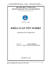 Khóa luận Hoàn thiện công tác kế toán doanh thu, chi phí và xác định kết quả kinh doanh tại công ty cổ phần Kim Long