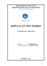 Khóa luận Hoàn thiện công tác kế toán doanh thu chi phí và xác định kết quả kinh doanh tại công ty Nakashima Việt Nan