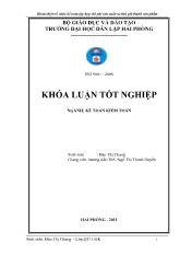 Khóa luận Hoàn thiện công tác kế toán tập hợp chi phí sản xuất và tính giá thành sản phẩm tại công ty cổ phần nhựa thiếu niên Tiền Phong