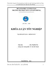 Khóa luận Hoàn thiện công tác kế toán tập hợp chi phí sản xuất và tính giá thành tại công ty cổ phần điện nƣớc lắp máy hải phõng (hewmac)