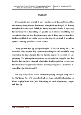Tình hình hoạt dộng tại ngân hàng thương mại cổ phần