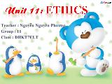 Unit 11: Ethics