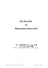 Bất đẳng thúc và phương pháp chứng minh