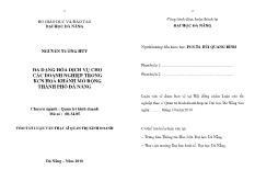 Đa dạng hóa dịch vụ cho các doanh nghiệp trong khu công nghiệp hoà khánh mở rộng thành phố Đà Nẵng