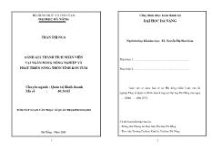 Luận văn Đánh giá thành tích nhân viên tại ngân hàng nông nghiệp và phát triển nông thôn tỉnh Kon Tum