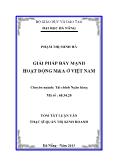 Luận văn Giải pháp đẩy mạnh hoạt động M&A ở Việt Nam