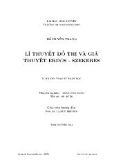 Luận văn Lý thuyết đô thị và giả thuyết Erdos - Szekeres