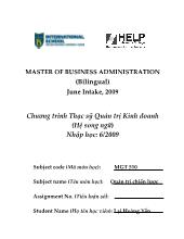 Phân tích chiến lược hiện tại và cải tiến thực hiện chiến lược của ngân hàng thương mại cổ phần kỹ thương Việt Nam (tehcombank), giai đoạn 2009 - 2014
