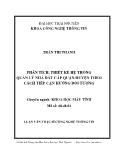 Phân tích, thiết kế hệ thống quản lý nhà đất cấp quận/huyện theo cách tiếp cận hướng đối tượng