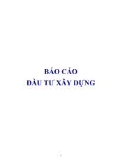 Báo cáo Đầu tư xây dựng khu làm việc tỉnh ủy tỉnh Vĩnh Phúc