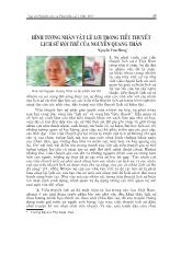 Hình tượng nhân vật lê lợi trong tiểu thuyết lịch sử hội thề của Nguyễn Quang Thân