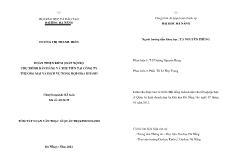 Luận văn Hoàn thiện kiểm soát nội bộ chu trình bán hàng và thu tiền tại công ty thương mại và dịch vụ tổng hợp Hòa Khánh