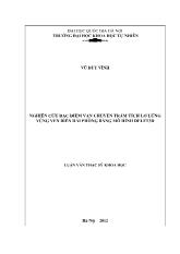 Luận văn Nghiên cứu đặc điểm vận chuyển trầm tích lơ lửng vùng ven biển Hải Phòng bằng mô hình delft3d