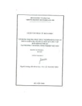 Luận văn Vận dựng phương pháp trắc nghiệm khách quan trong kiểm tra đánh giá kết quả học tập môn điện kỹ thuật tại trường cao đẳng công nghiệp Việt Đức