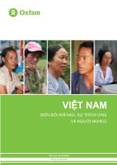 Biến đổi khí hậu, sự thích ứng và người nghèo tại Việt Nam