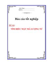 Đề tài Tìm hiểu mật mã lượng tử