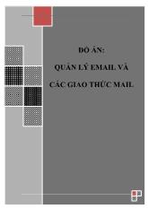 Đồ án Quản lý email và các giao thức mail