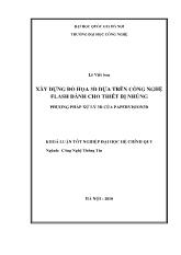 Khóa luận Tìm hiểu phương pháp xử lý đồ họa 3D cho thiết bị di động