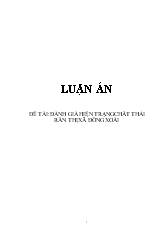 Luận án Đánh giá hiện trạng chất thải rắn thị xã đồng xoài