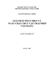 Luận văn Giải pháp phát hiện và ngăn chặn truy cập trái phép vào mạng