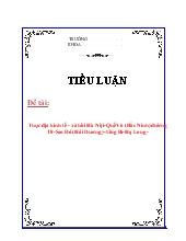 Thực địa kinh tế - Xã hôi Hà Nội - Quế Võ (Bắc Ninh) đường 18 - Sao Đỏ (Hải Dương) - Uông Bí - Hạ Long
